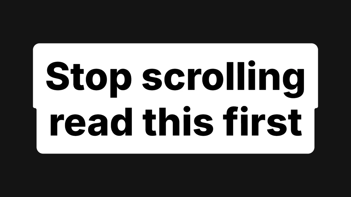 Instagram Classic text style: bold black text on white stacked pills
