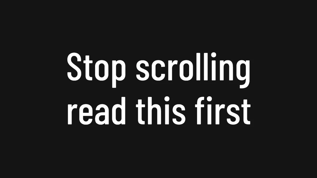 Instagram Modern text style: tall condensed white lettering